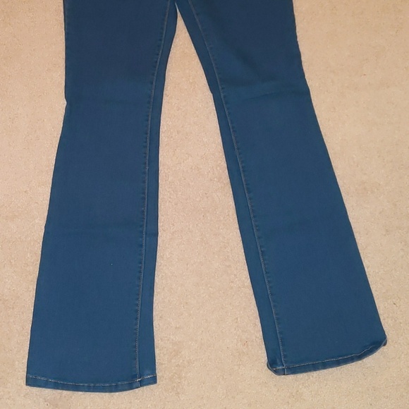 Blue skinney wide leg jeans - Picture 3 of 7